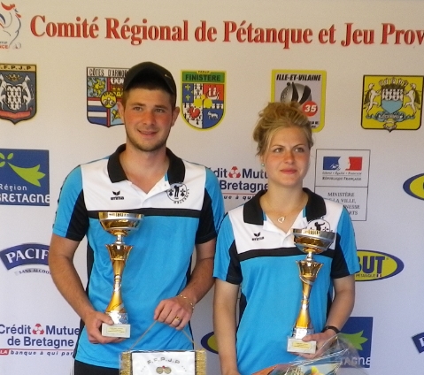 Champions de Bretagne Doublette Mixte 2018